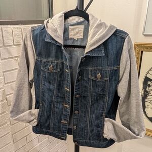 Hooded Denim Jacket